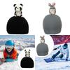 Animal Ski Helmet Cover Decorative Gift Keep Warm Winter Skiing Helmet Cover