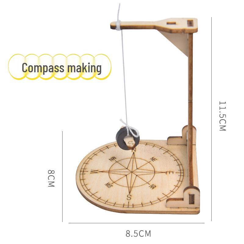 DIY Compass Model Kit for Primary School Science Projects: Educational STEM Toy