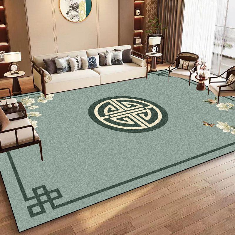 New Chinese Style Luxury Carpet Living Room Large Area Coffee Tables Non-slip Rugs Art Decoration Bedroom Washable Floor Mats