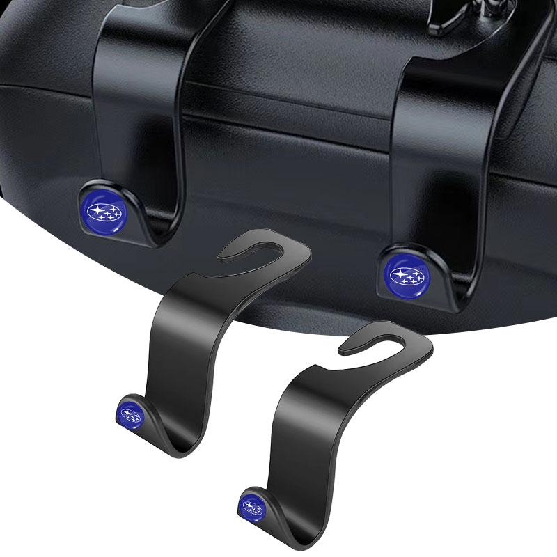 2/4Pcs Car Seat Hook Multifunctional Storage Hanger Car Styling For Subaru Impreza Legacy WRX STI BRZ Forester Ascent Levorg XV