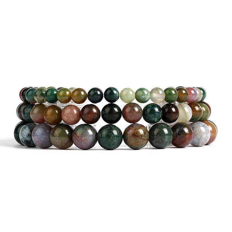 6/8/10mm Perlen Yoga Armband Herren Naturstein Armbänder Für Frauen Labradorit Achat Quarz Heilung Reiki Chakra Armreifen Schmuck