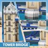 London Twin Towers Architectural Model Puzzle - High Difficulty Brain-Teaser Blocks Ornament
