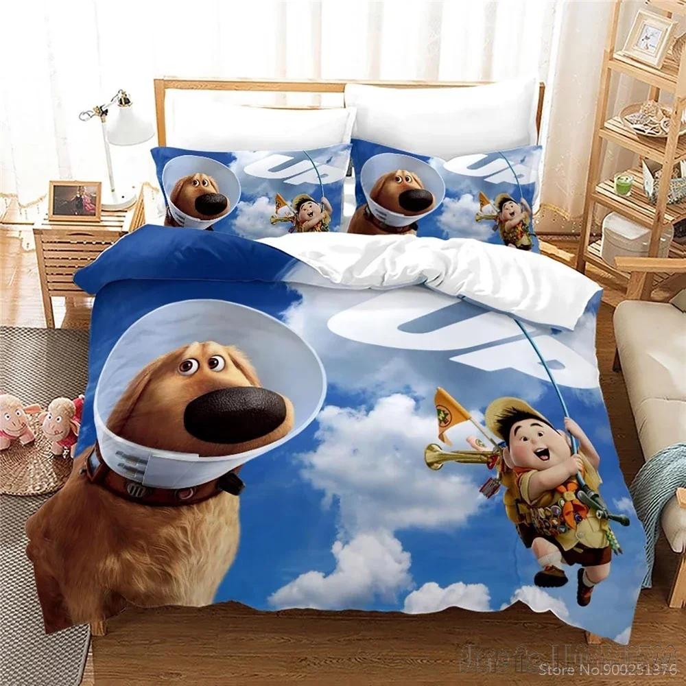 Cartoon Film Up Love Child Duvet Cover Set HD Comforter Cover Bedclothes for Kids Bedding Sets Bedroom Decor