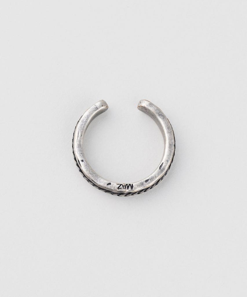 Maz Antique Curved Chain Open Ring