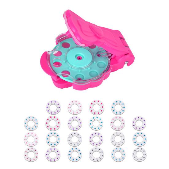 Hair Gem Applicator Machine DIY Princess Hair Styling Tool with Sparkling Gems Pretend Play