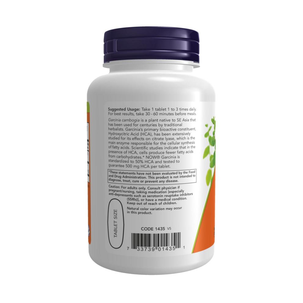 Now Foods Garcinia 1000mg Tablets, 120 Count - Supports Weight Management