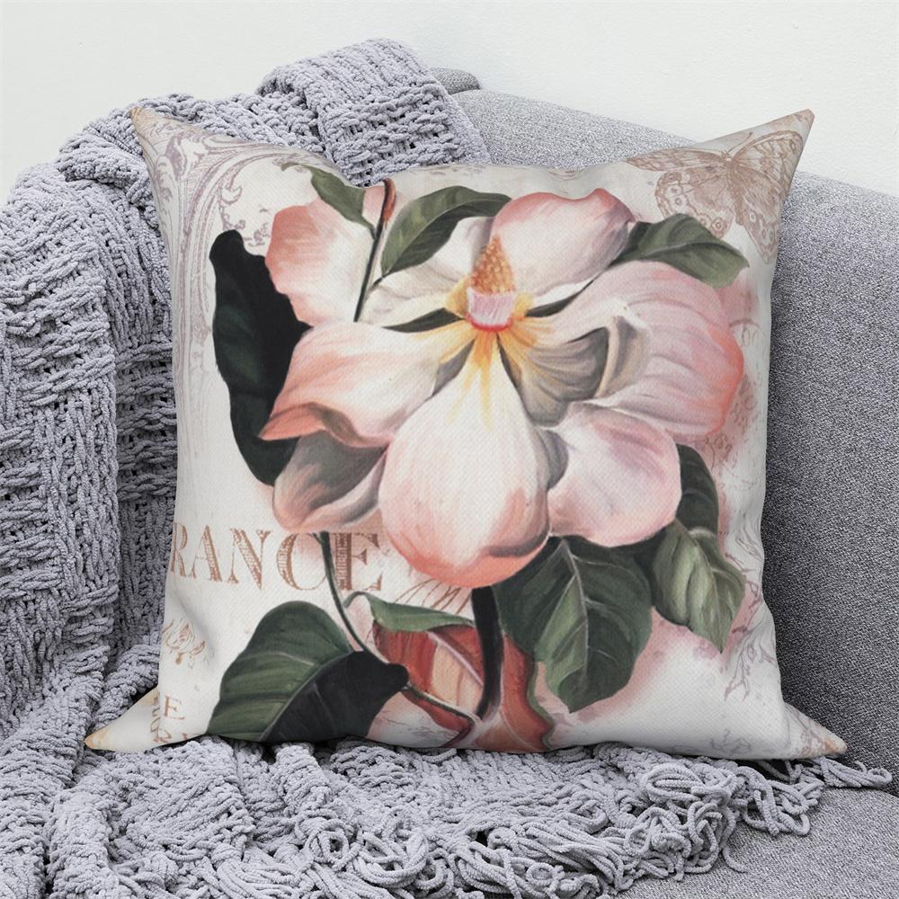 

Простое цветочное межсоединительное одеяло, декор дивана в фермерском доме, автомобильный плед, пион, Энни, принт 30x30cm