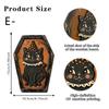Halloween Wooden Figurine Spooky Party Scene Decor Tabletop Home Gift Craft Ornament
