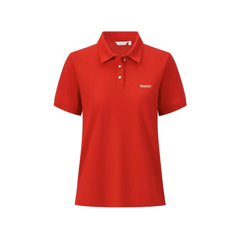 Navigare Women s Simple Solid Color Short Sleeve Polo Shirt M