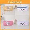 Pu Plush Pen Case With Large Capacity For Students And Girls