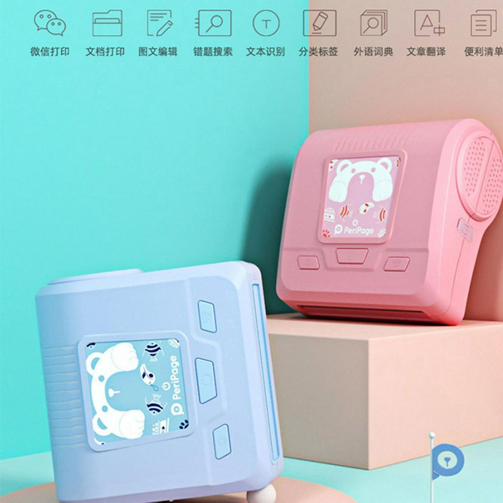 80mm 203DPI Peripage Thermal printer Bluetooth Wireless Photo Notes Pocket Lable Stiker Printer Paper for Birthday Christmas Gift USB