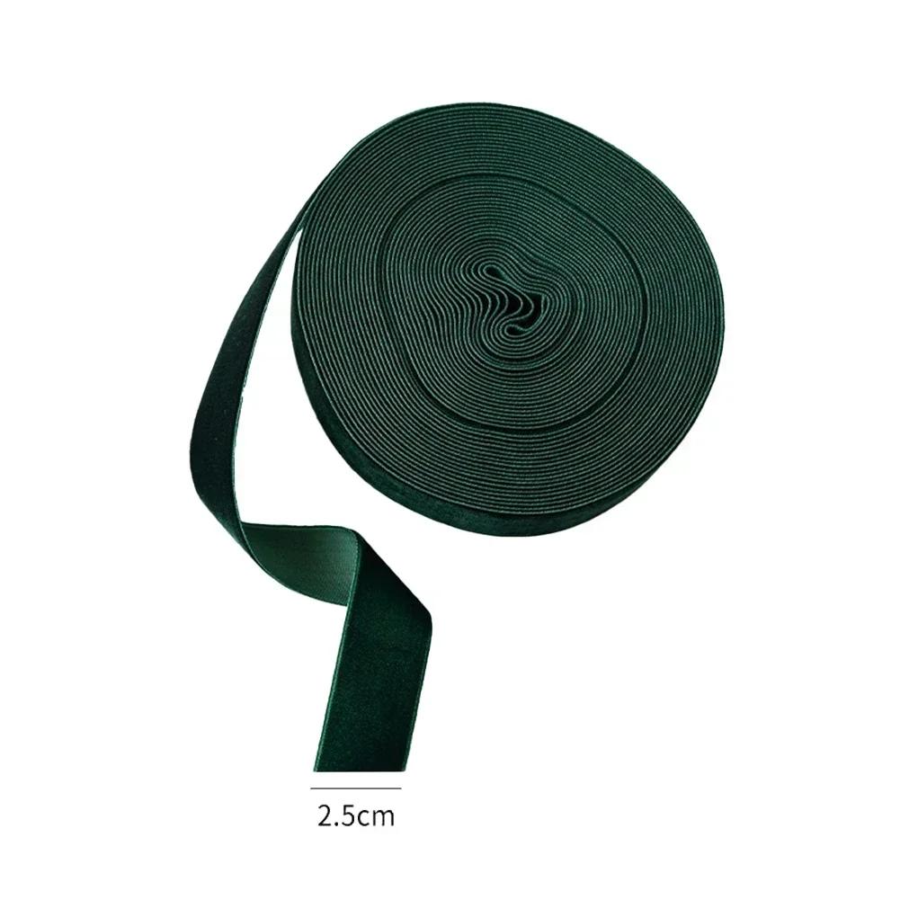 For Crafting Projects Craft Ribbon Christmas Ribbon For Decorating Trees Brown Flexible Cloth Ribbon For Gifts