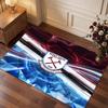 Tappeto in Velluto di Cristallo con Stampa del West Ham United Football, Comodo Assorbente d'Acqua Antiscivolo Tappeto per Pavimenti Interni