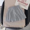 Women's Drawstring Elastic Waist Wide Leg Shorts A-Line Casual Shorts Thin Polyester Summer Sports Bermuda Shorts