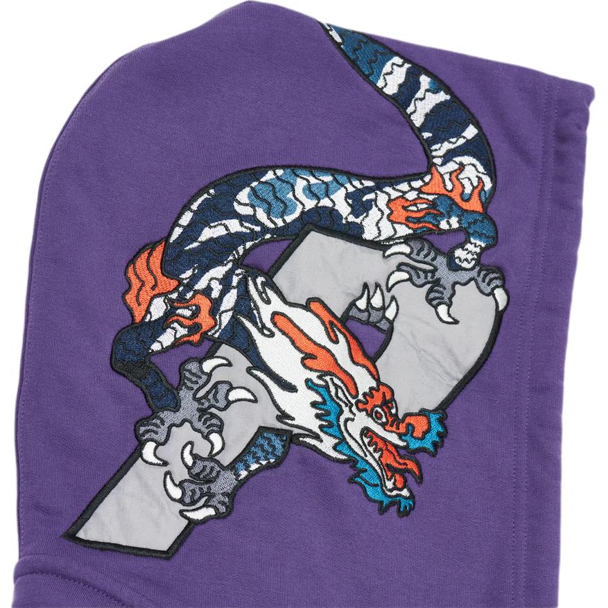 Palace Dragon P-3 Hood Purple Men Tops P23CS066