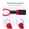 Aluminum Alloy Fishing Pliers with Scale, Large Fish Gripper, Lightweight & Portable, Red/Blue