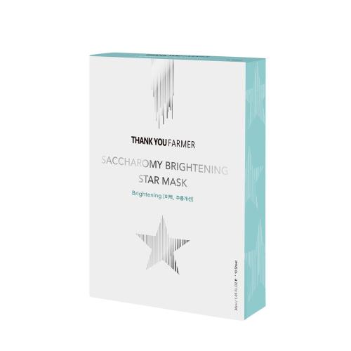 

Thank You Farmer Saccharomy Brightening Star Mask 10 Sheets 10 Sheets