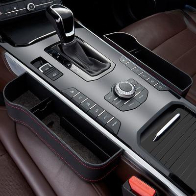 Car Storage Box Seat Crevice Storage Box Car Multi-functional Sundries Storage Box Leather Storage Box For Car
