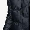 Nike Solid Color Logo Print Quilted Hooded Down Jacket Women Outerwear Black 815724-010