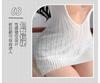 Sexy Sexy Sweater Open Chest Loose Knitted Sweater Uniform Temptation Pure Backless High Neck Sleeveless Sweater
