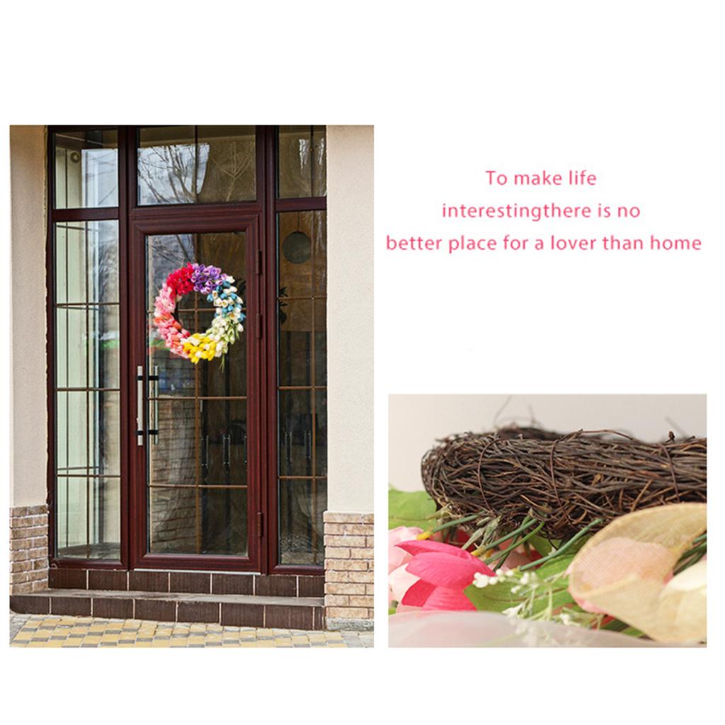 Wreath Simulation Flower Garland Garden Home Decoration