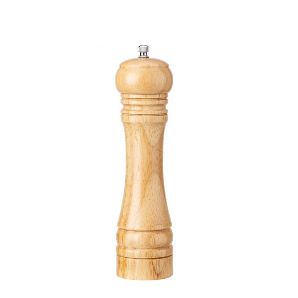 

Oak Pepper Grinding Bottle 5/8/10 Inch Salt and Pepper Mill Pepper Grinder Steak M