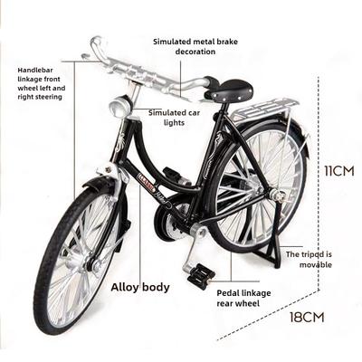 Nouveau 1:10 Mini Vélo Modèle en Alliage Moulé sous Pression Métal Doigt Vélo de Course Montagne Simulation Adulte Collection Cadeaux Jouets pour garçons