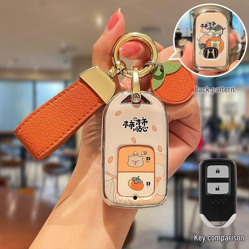 Women's Key Cover for Honda CR-V, Accord, URV, Fit, Civic, Avancier, Breeze 2025 Models, 10th Gen, 2021 Edition