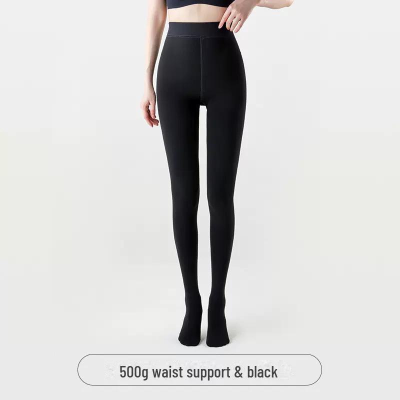 

Удлиненные бархатные леггинсы для высоких женщин черного и телесного цвета, весна-осень-зима 500g Tall/Stepping【165-185 cm】 чёрный