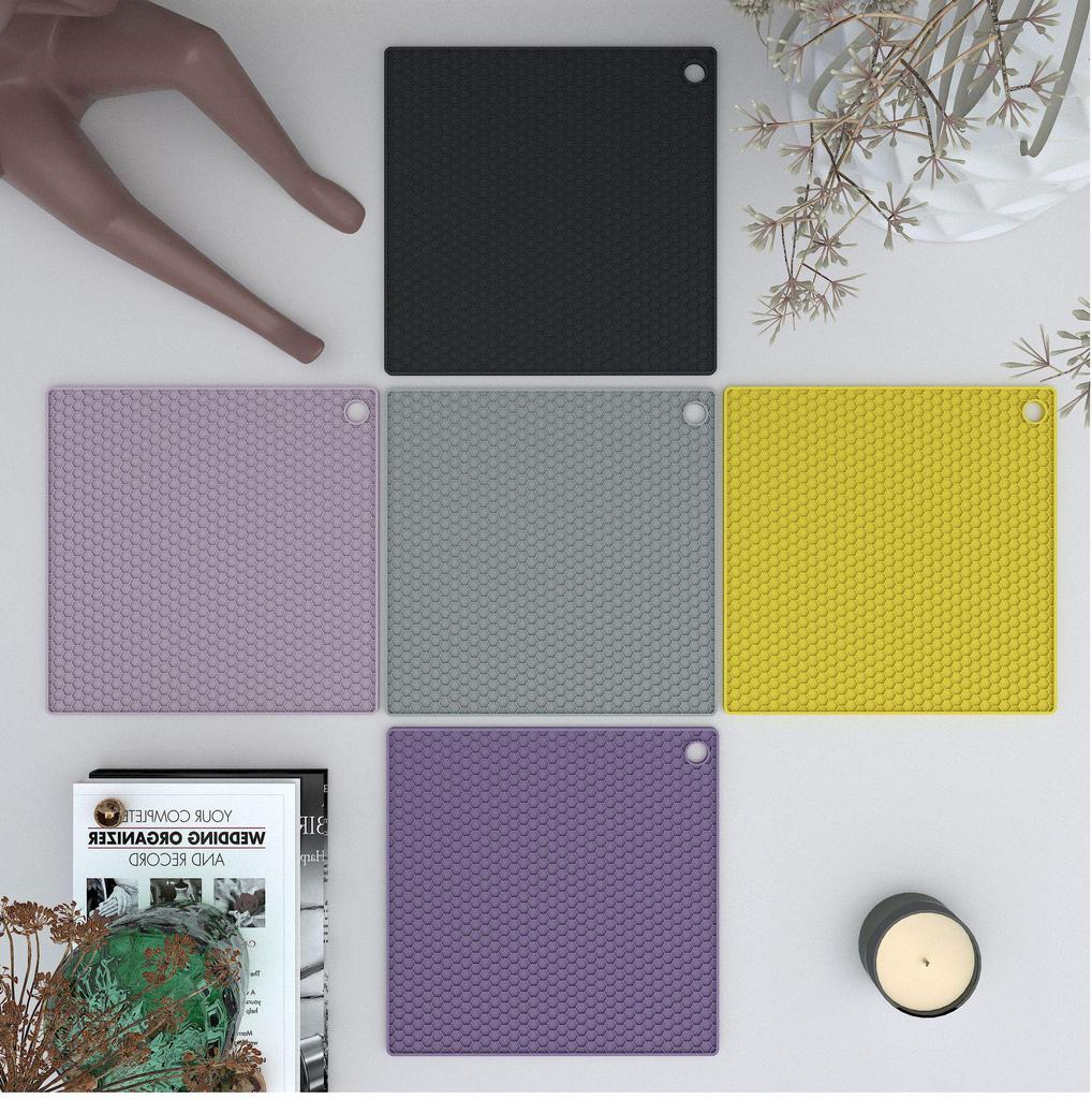 Silicone Heat-Resistant Non-Slip Kitchen Mat for Bowls and Plates