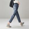 Pure Cotton Cropped Jeans