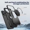 Etui z magnetycznym uchwytem 360° na iPhone 17 14 15 16 Plus 12 13 17 Pro Max do bezprzewodowego ładowania Magsafe, pancerne, wstrząsoodporne
