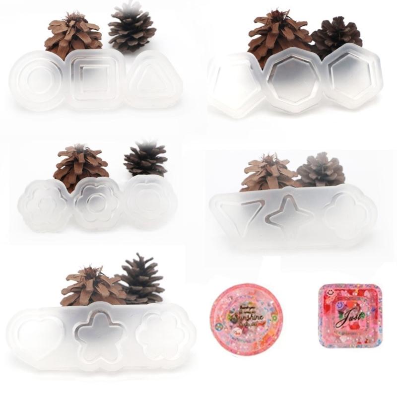 Multifuntional Silicone Mold Clay Food Molds Quicksand Molds Drip Glue Moulds Suitable for Crafting and Accessaries