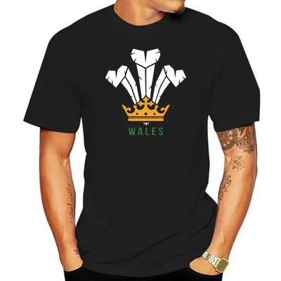 LEModern Welsh Feathers Rugby Wales Graphic T-Shirt Adult Teen Unisexbgraphic T Shirts