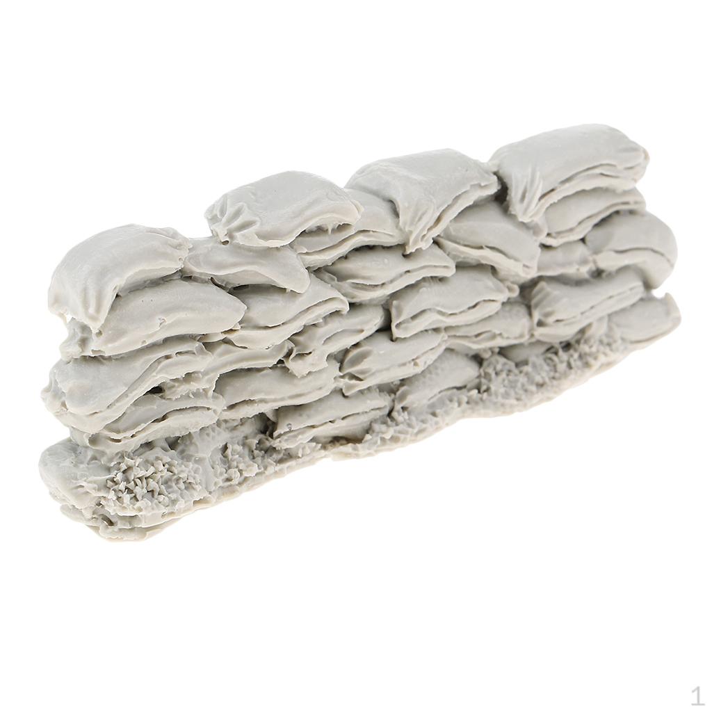 1/35 Resin Soldier Scenario Accessories Kit Model Sandbag Wall