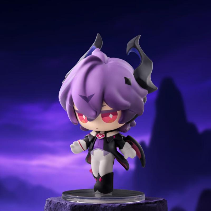 Genuine Genshin Impact Q Version Mini Series Figure Anime Game Character Collectible Model Toy Birthday Gifts