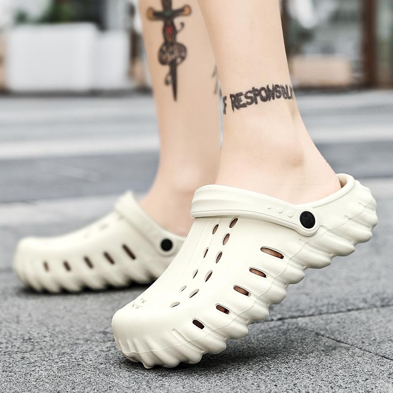 Sandals Shoes for Men Beach Shoes Soft and Comfortable Wear-resistant Indoor and Outdoor Men's Slippers Thick Bottom Unisex