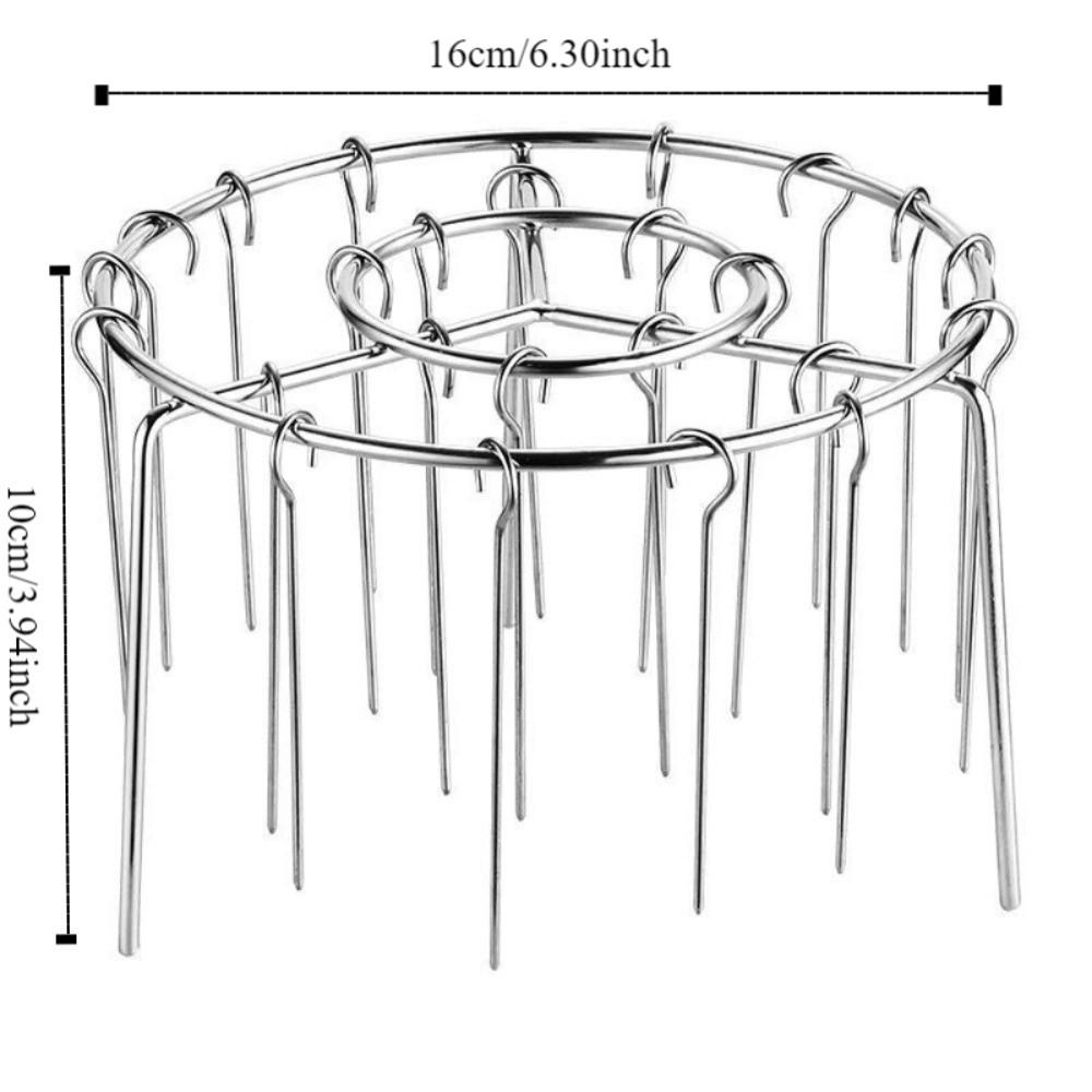 Heat-Resistant Air Fryer Skewer Stand Non-Stick Skewers Rack Oven BBQ Rack  Party Grilling