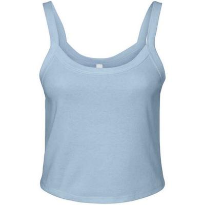 Tanktop mit Spaghettiträgern und Mikroripp für Damen