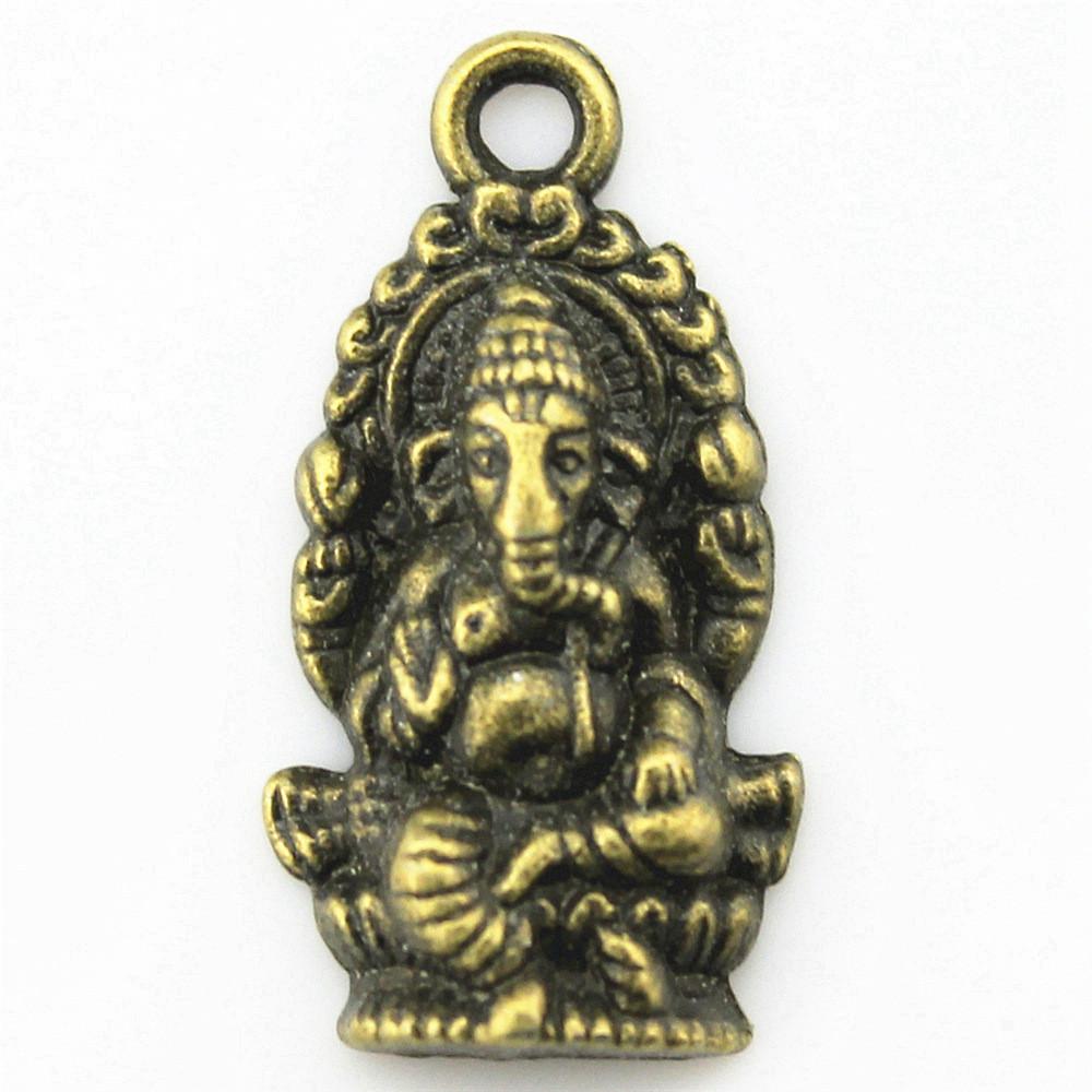Charms Small Elephant Pendants Kids' Jewelry Materials QC115