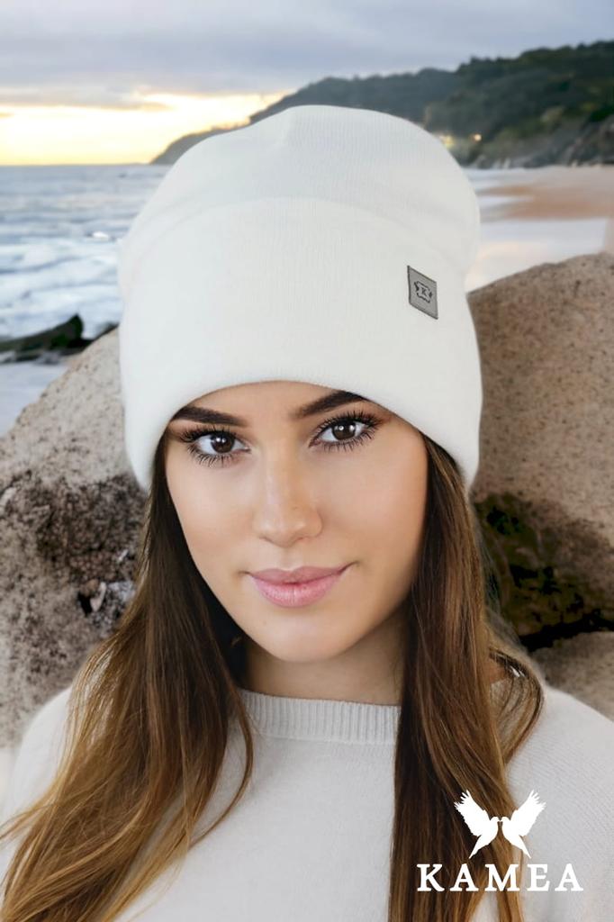 Sally Beanie Winter Hat Universal Color White