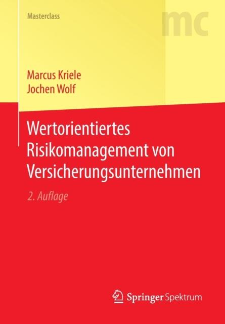 Buch Wertorientiertes Risikomanagement Von Versicherungsunternehmen