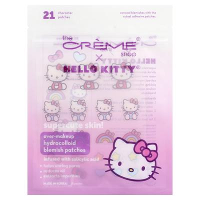 The Creme Shop, Hello Kitty®, Adesivo Hidrocoloide para Imperfeições Pré-Maquiagem, 21 Adesivos de Personagens