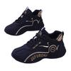 New spring couple shoes leather surface anti-splashing sports casual shoes comfortable platform dad shoes
