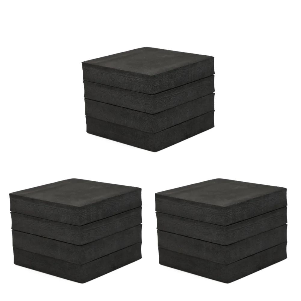 4-24pcs Washing Machine Anti Vibration Pad Shock Proof Square Non Slip Foot Refrigerator Floor Furniture Protectors Mat 10*10cm