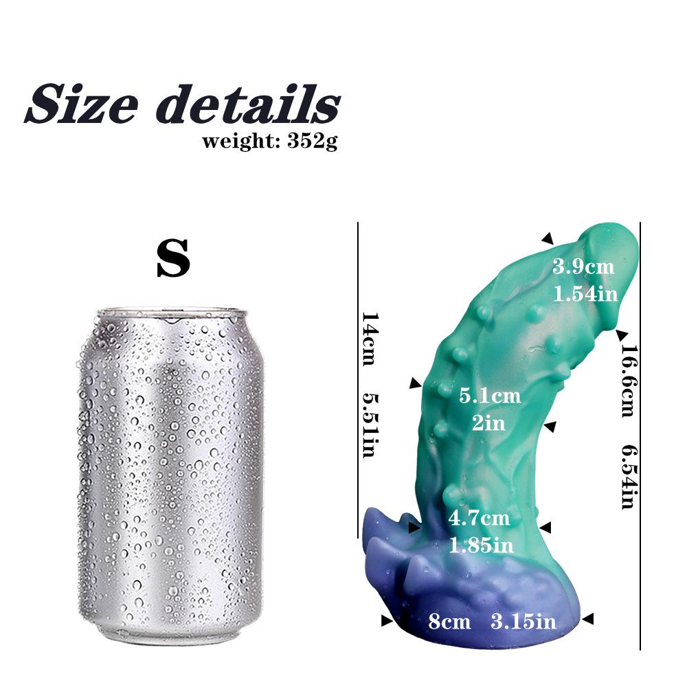 Textured Silicone Dildo for Women - Bumpy Surface G-Spot Stimulator, Soft Realistic Penis Toy, Easy Orgasm Adult Sex Toys