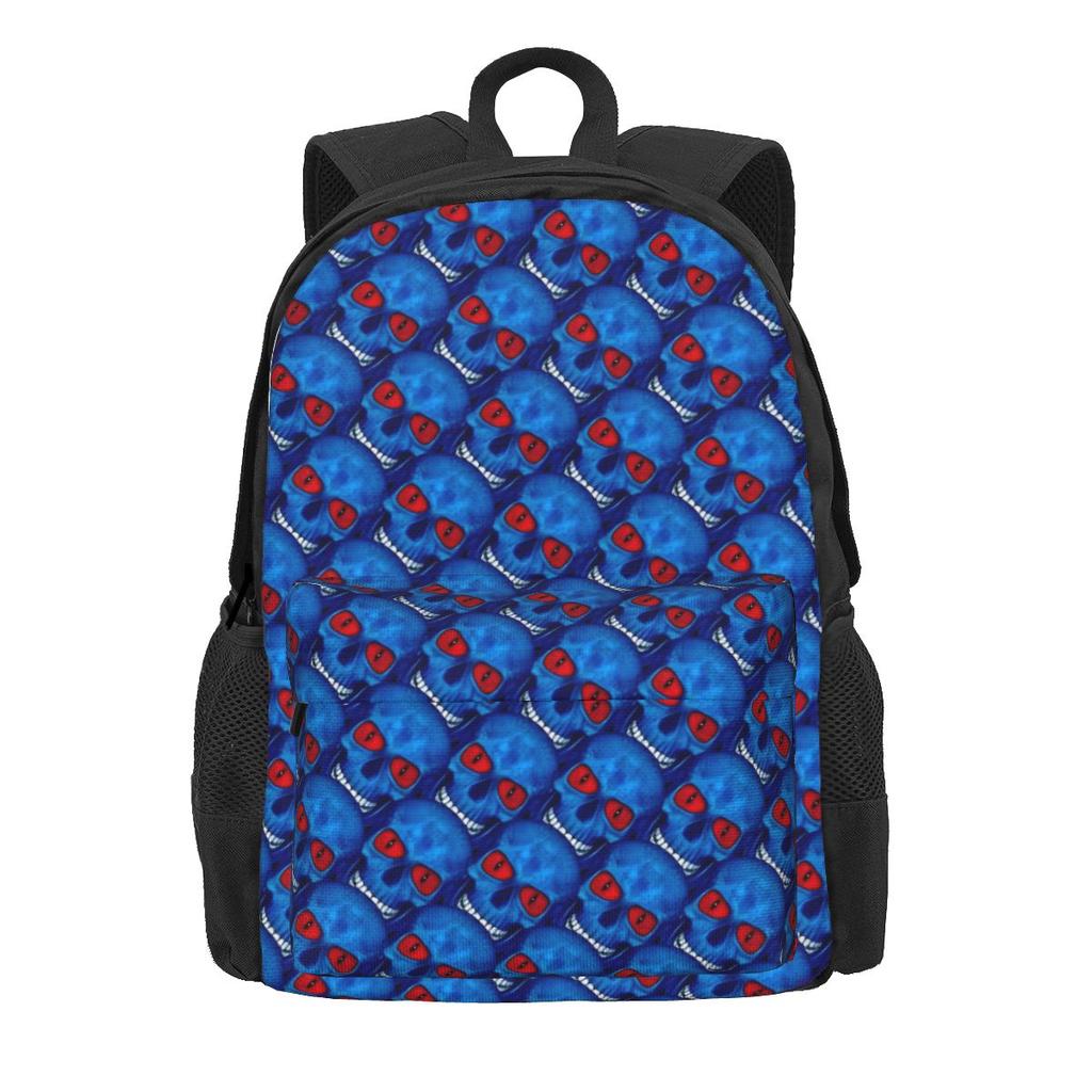 Candy Skull Backpack Girl Colorful Skulls Durable Backpacks Polyester Kawaii High School Bags Travel Custom Rucksack