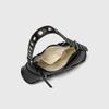 ZR Fashionable Niche Retro Brown Black Hot Girl Armpit Bag One-shoulder Women's Belt Decorative French Stick Portable