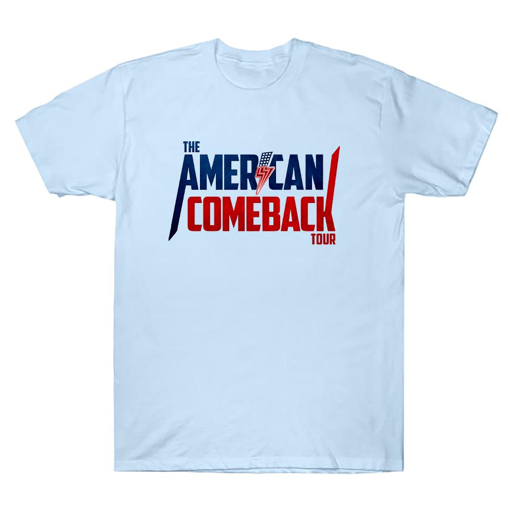 America Comeback Tour T Shirts Charlie Kirk Freedom Tees Woman Man High Quality Cotton Streetwear Short Sleeve Crewneck Clothes