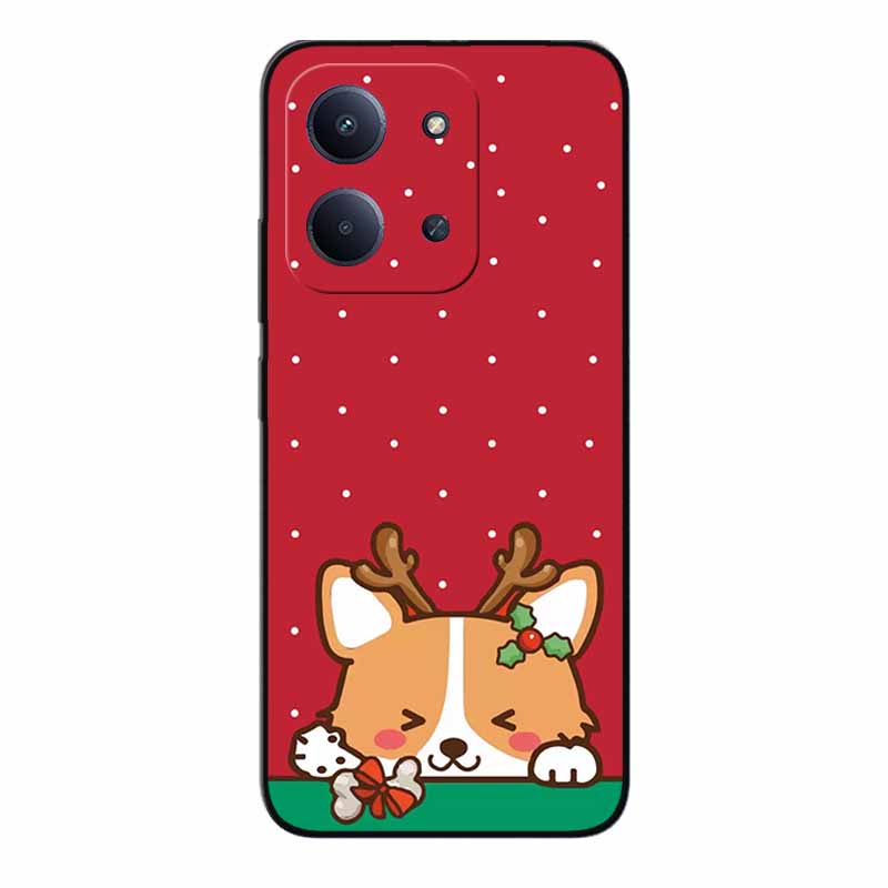 Christmas Phone Case For Redmi 15C 4G Global 171.5mm Case Black Silicone Bumper For Xiaomi Redmi15C 4G Cover 15C4G Cartoon Coque